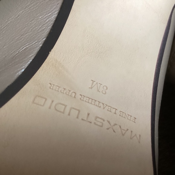 Vintage Max Studio Fine Leather Peep Toe Heels - Picture 10 of 10